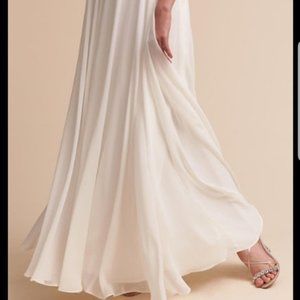 NWT BHLDN Hampton Skirt in Ivory Sz 12